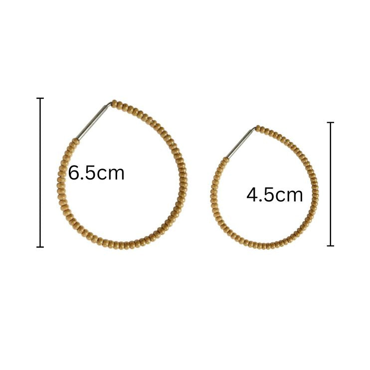 THE GOLD TEARDROP HOOPS