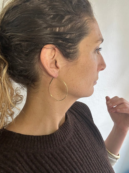 EMMANUELLE HOOPS - GOLD
