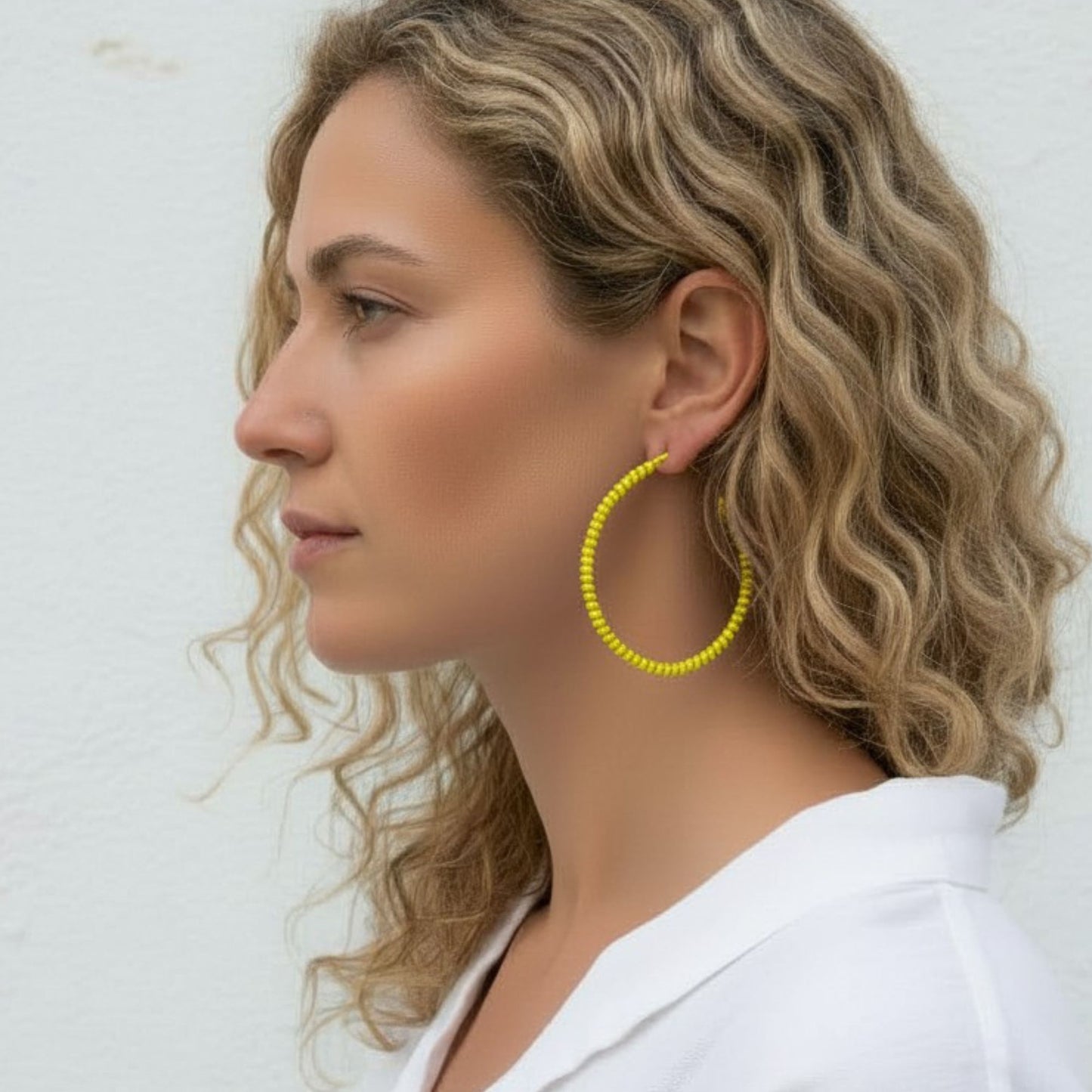 Limoncello Hoops