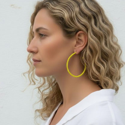 Limoncello Hoops