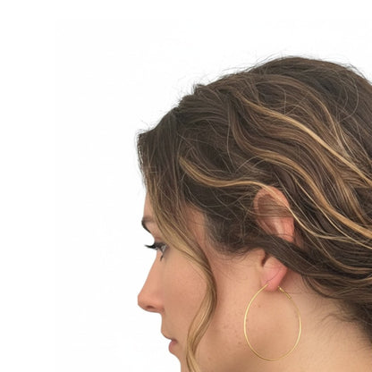 EMMANUELLE HOOPS - GOLD