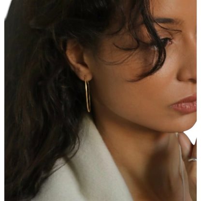 EMMANUELLE HOOPS - GOLD